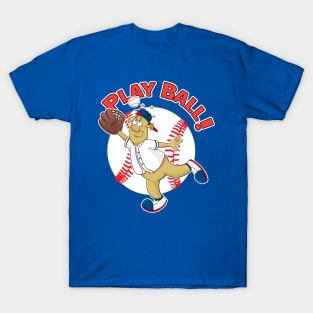 Play Ball! Braves Baseball Mascot Blooper T-Shirt